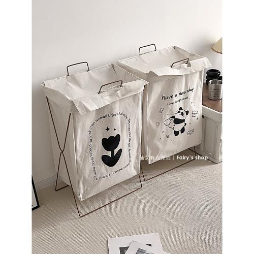 Foldable Fabric Laundry Basket with Handles | Collapsible Clothes Storage Hamper