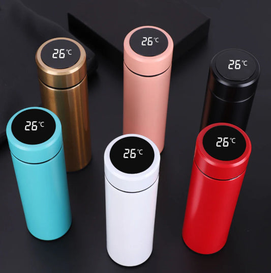 Smart-Sense Temperature Display Glass Hydration Vessel