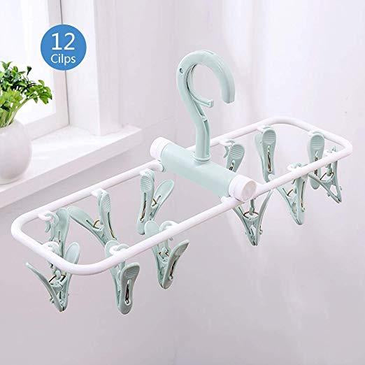 Baby Hanger Small – Premium Multi-Clip Folding Drying Rack