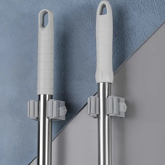 Mop Holder / Mop Sticker – Premium Wall-Mounted Multi-Functional Tool Organizer