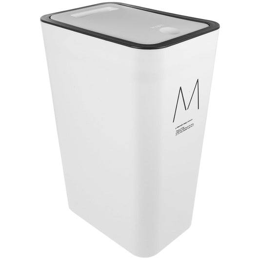 Slim Plastic Rubbish Bin, Slim Bin with Lid, 9L, 11L