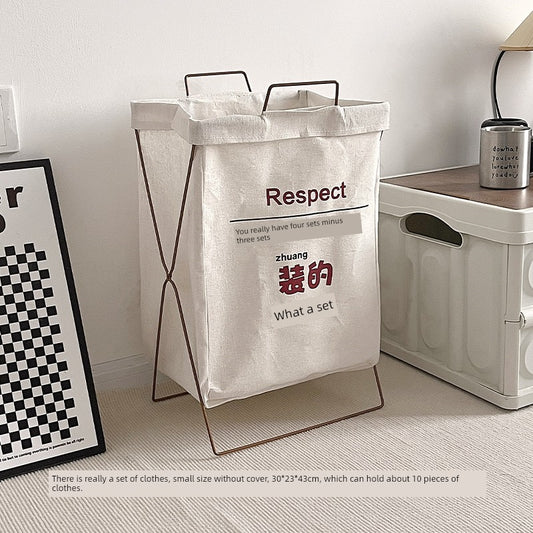 Foldable Fabric Laundry Basket with Handles | Collapsible Clothes Storage Hamper