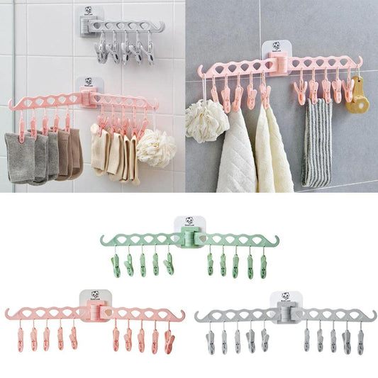 Baby Hanger Small - CL312 – Premium Multi-Clip Wall-Mounted Drying Organizer