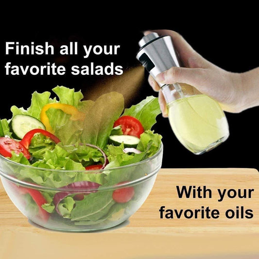 Oil Bottle 200 ML Golden – Premium Precision Spray Mist Dispenser