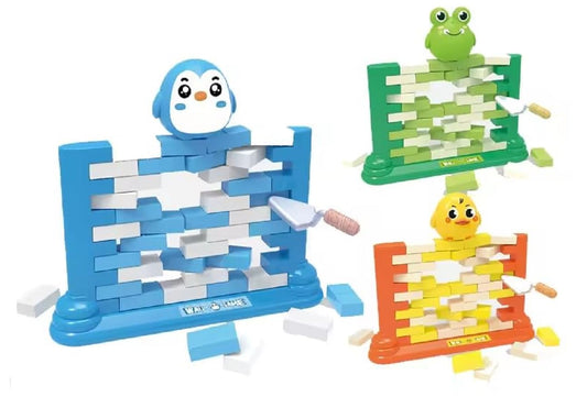 Push Bricks Children Board Game