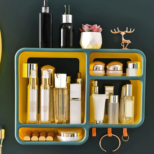 Bathroom Cabinet Rack – Premium Multi-Compartment Wall-Mounted Organizer