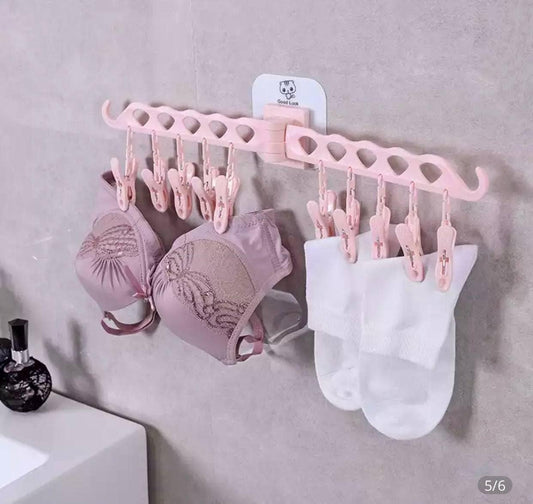 Baby Hanger Small - CL312 – Premium Multi-Clip Wall-Mounted Drying Organizer
