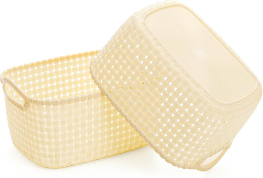 Botanical Series "Elysian" Rectangular Basket with Ergonomic Handles