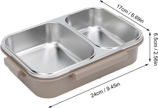 Lunch Box SS with Fork & Spoon – Insulated Stainless Steel Meal Set