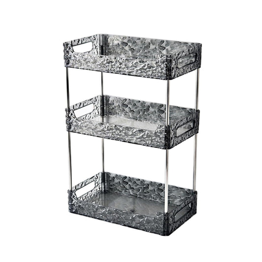 Luxury Bathroom Storage Rack Dresser Tray Jewelry Tray 2 Layer