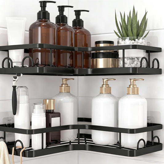 Corner Shower Caddy with Soap Holder – (Pack of 2)
