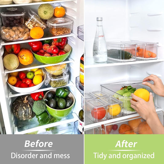 DeerBox Fridge Box – Premium Stackable Fresh-Keeping Storage Containers