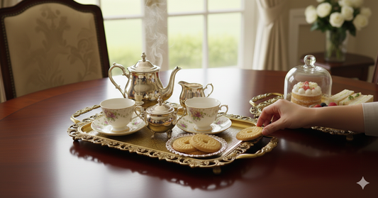 Royal Gilded Decorative Serving & Vanity Tray