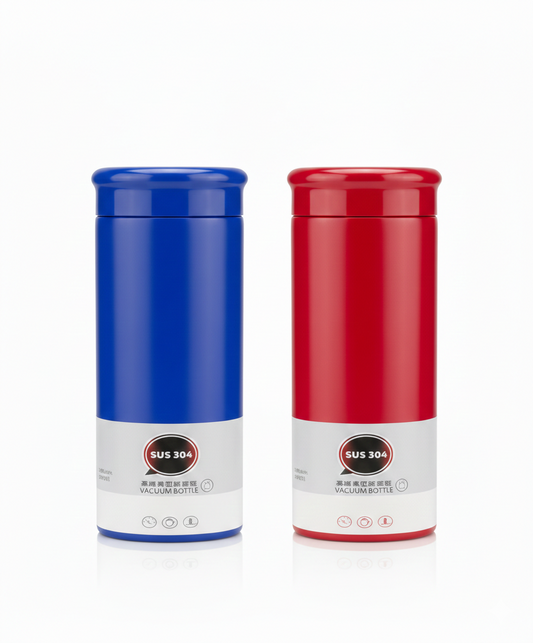 Indent Cup Stainless Steel Water Bottle Flask