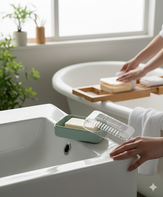 Meridian Solo "Travel-Ready" Soap Vault with Secure-Lock Lid