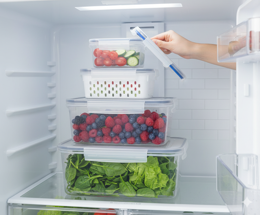 3-Piece Sealed Draining Crisper Set