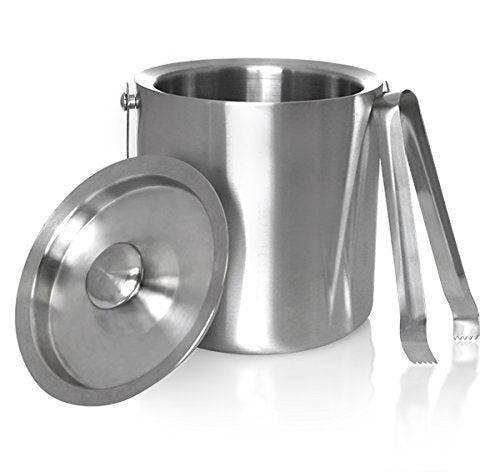 Stainless Steel Ice Bucket – Double-Walled Insulated Ice Pail