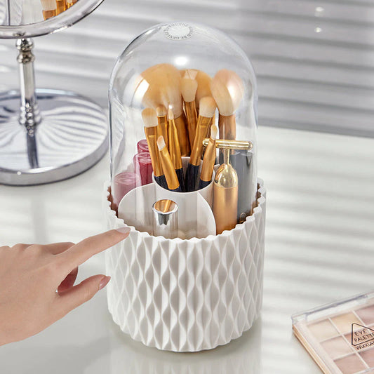 Revolving Cosmetic Organizer White Diamond