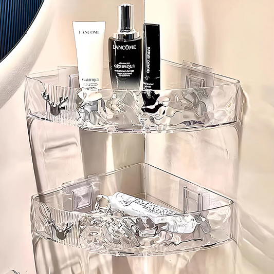 Bathroom Corner Acrylic – Premium Triangular Wall-Mounted Shower Organizer