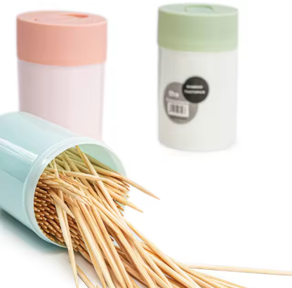 Sliding Toothpick Dispenser – Hygienic One-Touch Storage Box