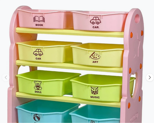 Children Deluxe Multi-Bin Toy Organizer