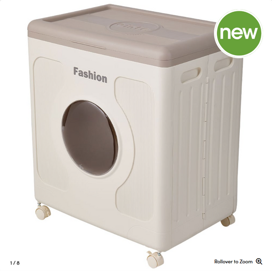 FASHION Series Stackable Foldable Storage Box with 360° Wheels