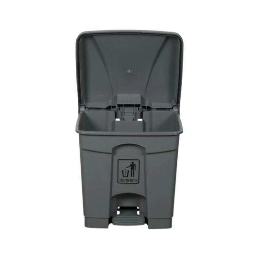 Grey Pedal Bin – Heavy-Duty Industrial-Grade Step-On Waste Bin