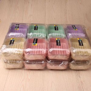 Travel Soap Dish with Drain Tray and Secure Cover – Eco-Friendly Wheat Straw Soap Protector for Bathroom and Travel