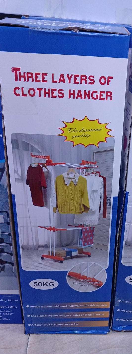 Three Layer of Clothes Hanger 50 KG