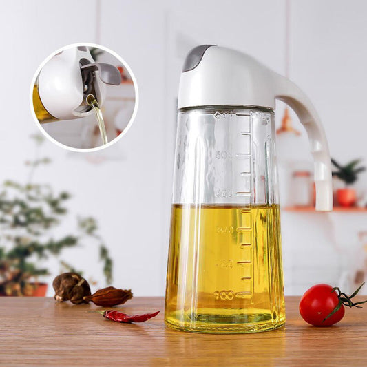 2 in 1 Glass Oil Spray and Dispenser - 600 ML