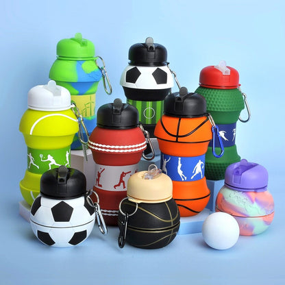 Silicone Collapsible Water Bottle - 550 ML