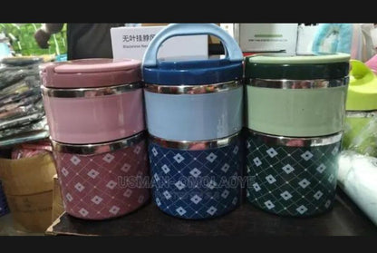 Insulated Lunch Box – Stainless Steel 2 & 3 Layer CAT Malaysia