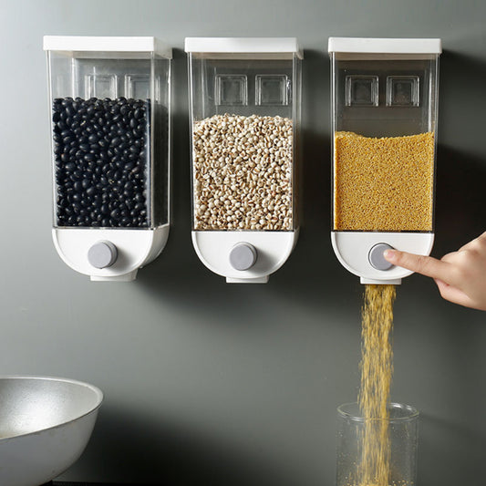 Food Cereal Dispenser – Premium Wall-Mounted Dry Food & Grain Organizer