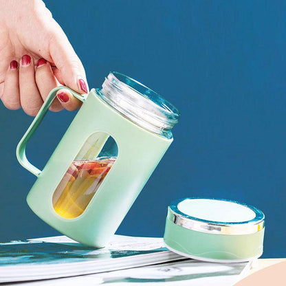 Office Cup – Double-Layer Glass & Insulated Mug