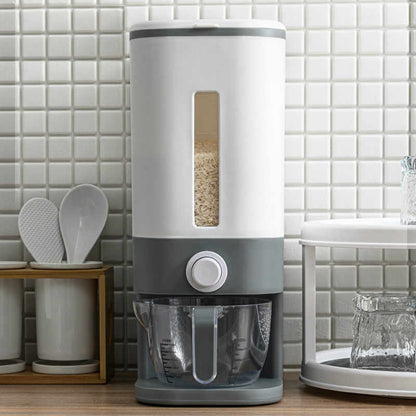 Kitchen Press Button Rice Box - 10 KG Capacity