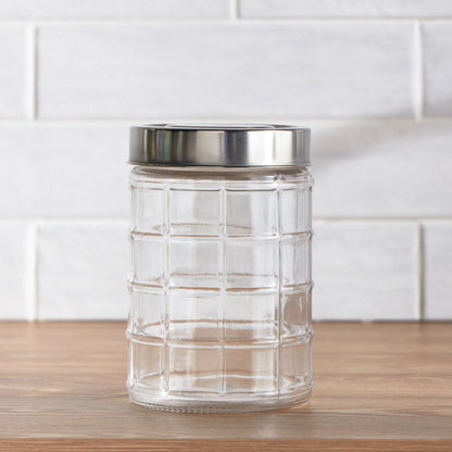 Glass Storage Jar with Plastic Cap - 700 ML