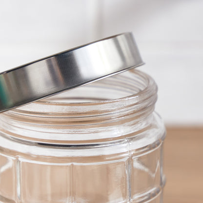 Glass Storage Jar with Plastic Cap - 700 ML