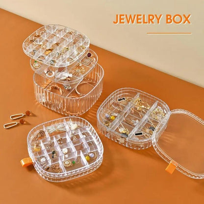 Jewellery Box New 2 Partition – Premium Cosmetic & Accessory Organizer