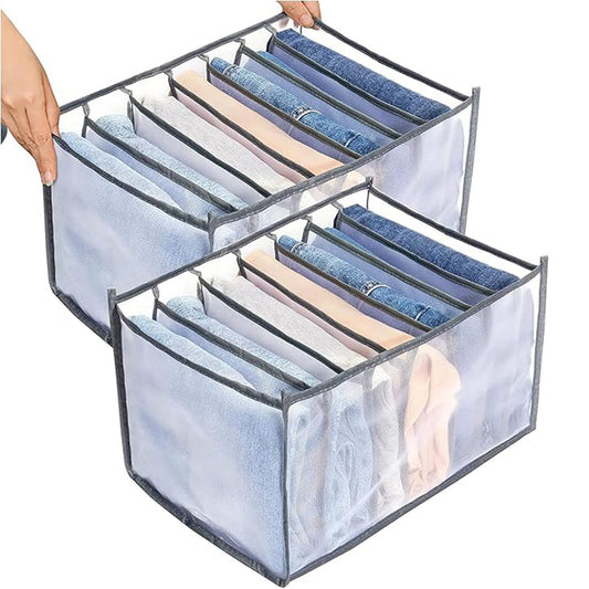 Clothes Storage Box Multi  - Black Line