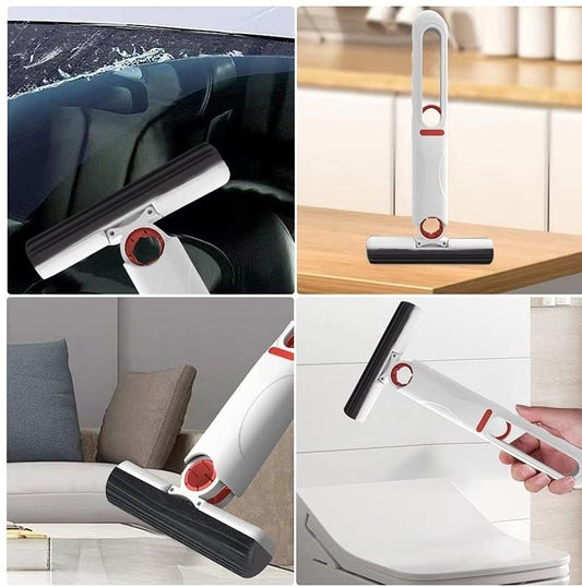 Portable Mini Mop with Squeeze Handle