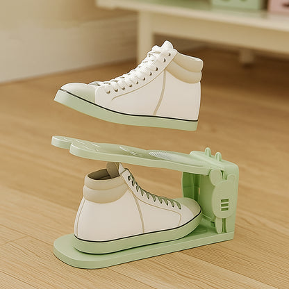 Adjustable Shoe Storage Organizer Stand – Space-Saving Closet Rack (1 Pair)