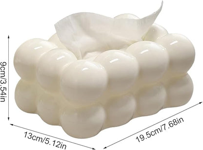 Bubble Tissue Box – Modern Cloud-Design Decorative Organizer