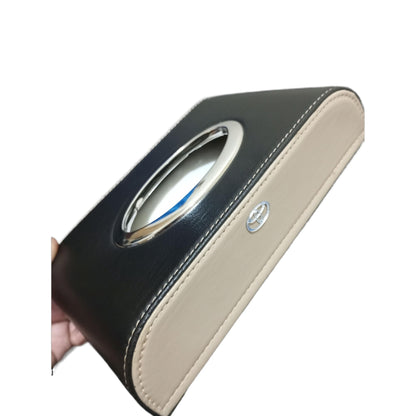Car Tissue Box – Premium Leather Desktop & Automotive Interior Organizer
