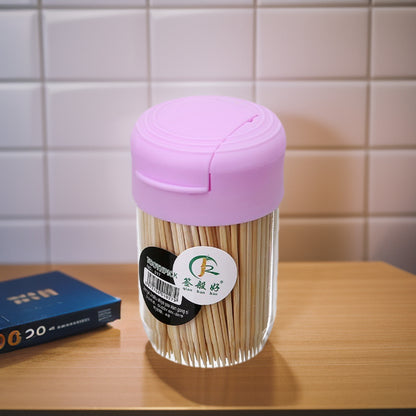 Toothpick Dispenser Box with Flip Lid – Hygienic Storage Container