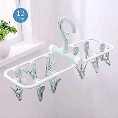 Baby Hanger Small – Premium Multi-Clip Folding Drying Rack