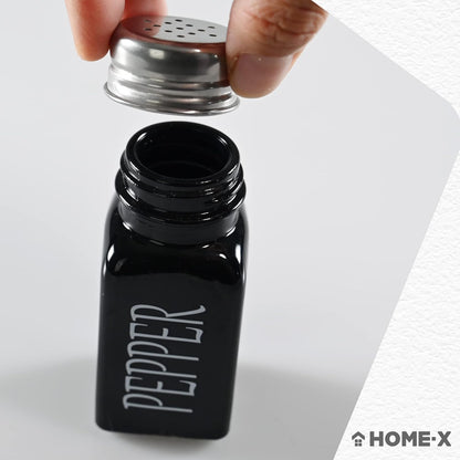 Monochrome Series Glass Salt & Pepper Shaker Set