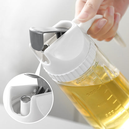 2 in 1 Glass Oil Spray and Dispenser - 600 ML
