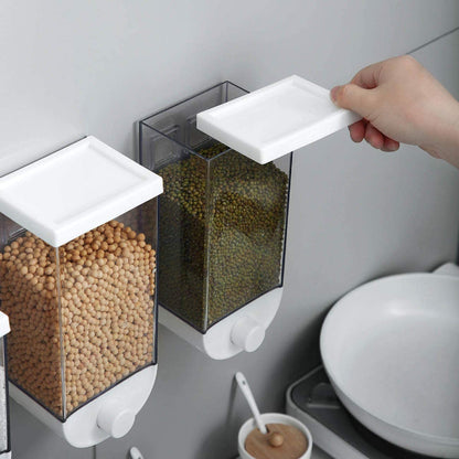 Food Cereal Dispenser – Premium Wall-Mounted Dry Food & Grain Organizer