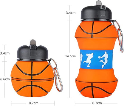 Silicone Collapsible Water Bottle - 550 ML