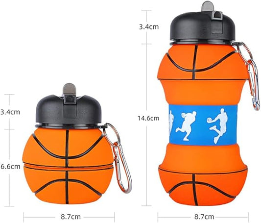 Silicone Collapsible Water Bottle - 550 ML